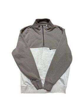 Tasc Performance Men’s Large Quarter Zip Pullover Colorblock Bamboo Blend